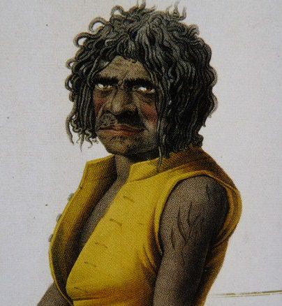 Nepean River native by Alhonse Pellion 1817-20 